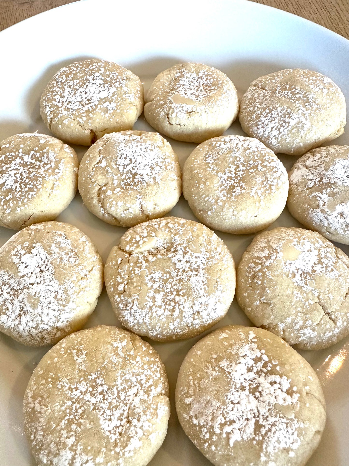 Small Almond Pillow Cookies (16 cookies) | View full details here.
