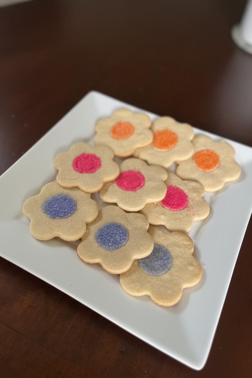 Flower Butter Sprinkle Cookies (20 cookies) | View details.