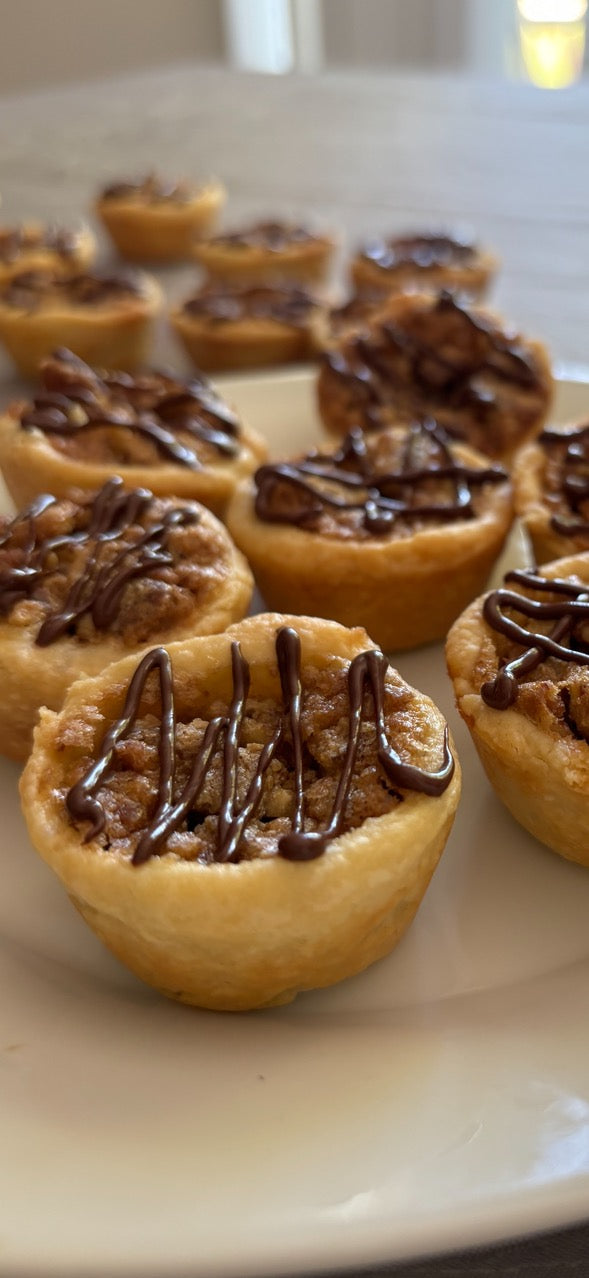 Mini Pecan Pies (2 dozen bite size pies)| Contact us to arrange pick up. Please allow at least 2 business days for order processing.