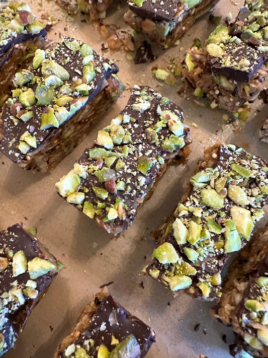 Vegan Chocolate Nut Crunch Bar 16 bars |Order Wednesday 5/1 to pick up Friday 5/3 3:30-5:30pm
