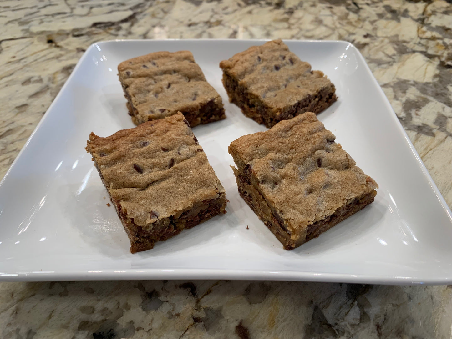 Chocolate Chip Blondies (2 dozen) | Order by Wednesday 12/6, Pick Up on Friday 12/8 3:30-5:30