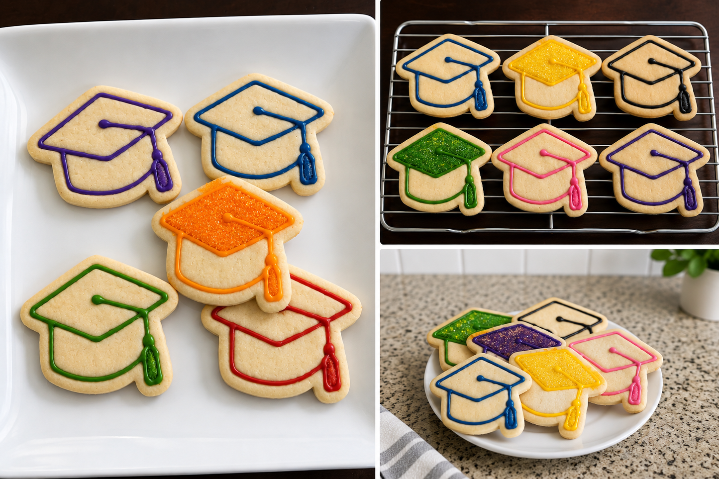 Graduation Shortbread Butter Cookies (20 cookies) | View details.