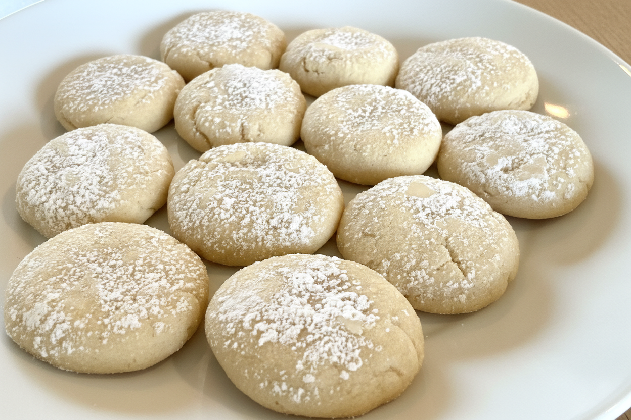 Small Almond Pillow Cookies (16 cookies) | View full details here.