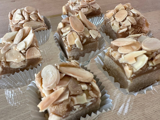 Almond Marzipan Mini Squares (3 dozen) | Contact us to arrange pick up. Please allow at least 2 business days for order processing.