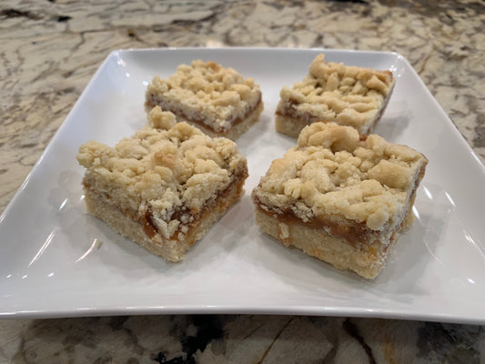 Salted Caramel Butter Bars (2 dozen) | View full details here.